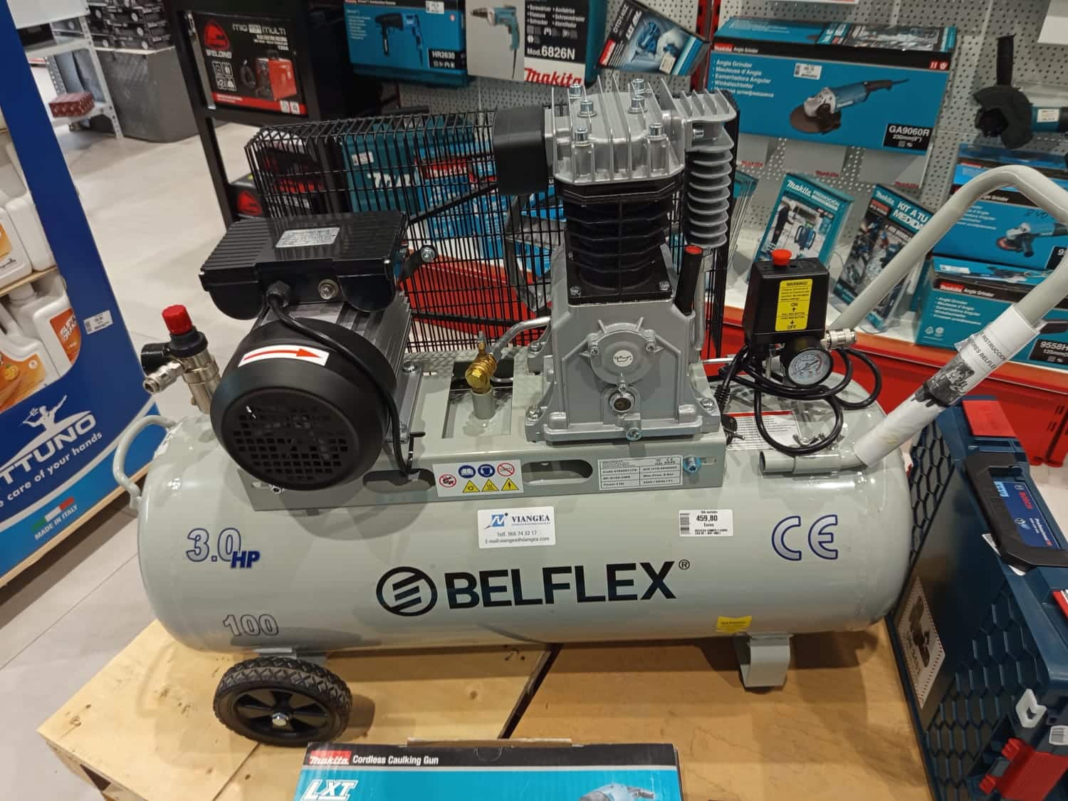 Belflex Compresor 100L