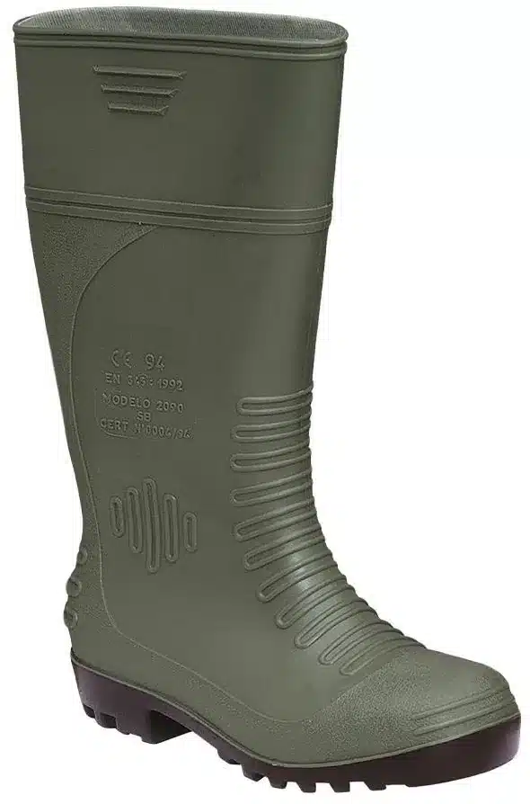 Bota de agua de seguridad de seguridad S5 Panter Bota de agua 2091 Verde