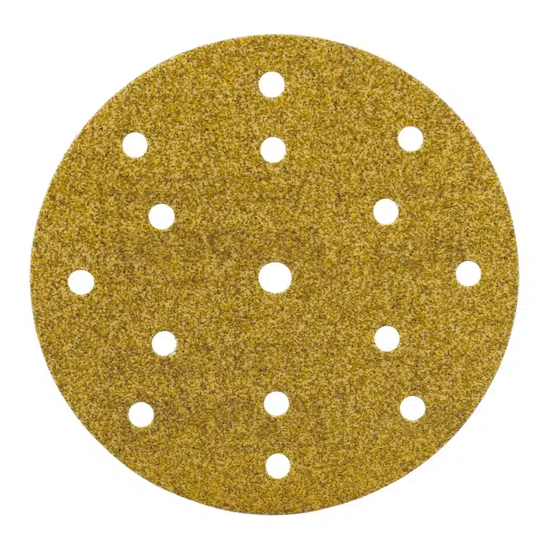 Disco de lija de velcro de 150 mm con seis agujeros
