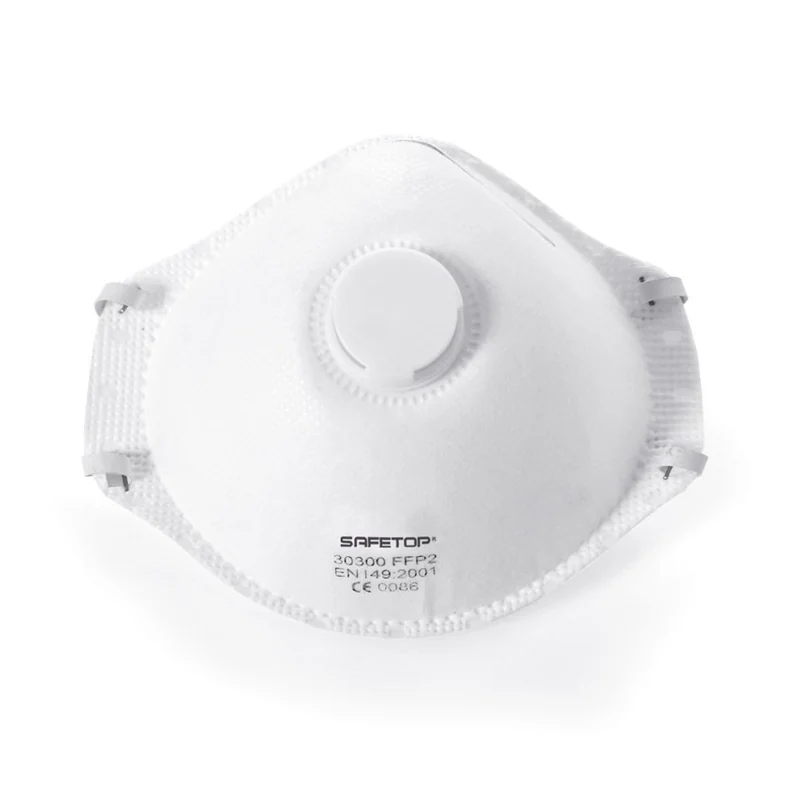 Mascarilla autofiltrante FFP2 preformada con válvula