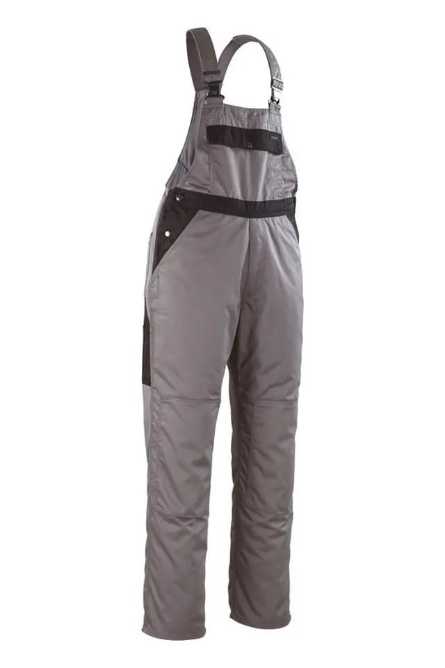 Peto bicolor multibolsillos Berulfe Safetop 150, gris / negro