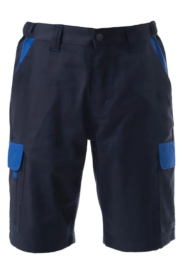 Pantalón corto stretch bitono Torrox Safetop 163, royal / marino