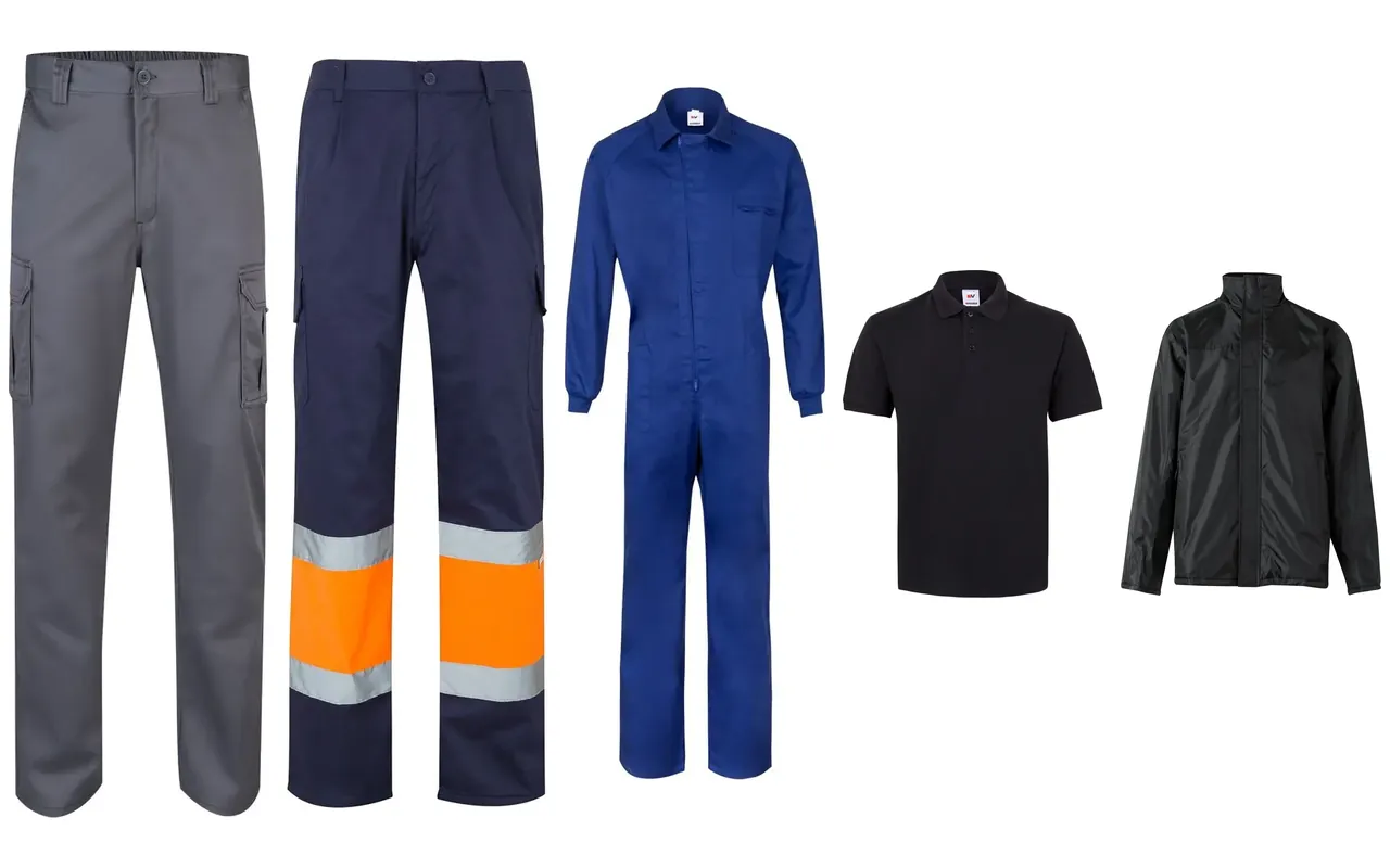 Ropa de trabajo Velilla: pantalón, pantalón de alta visibilidad, mono, polo y parka