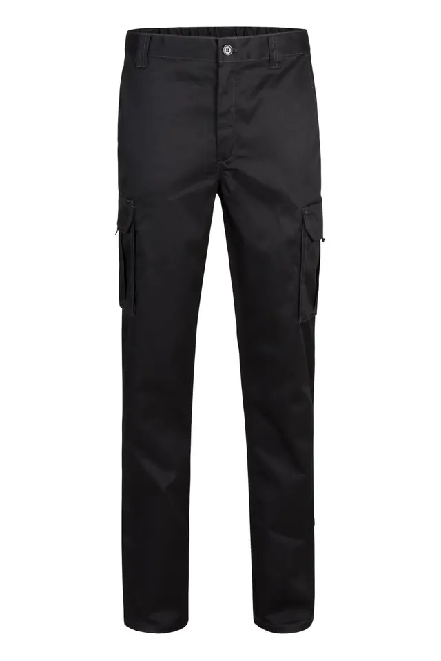 Pantalón multibolsillos slim 240 g Velilla 103001, negro