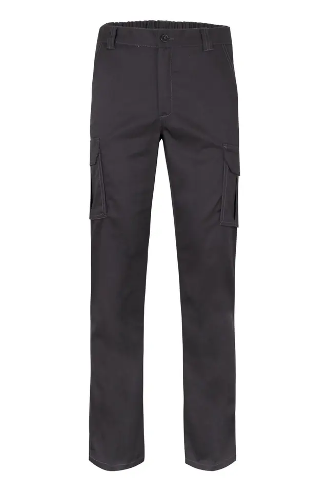 Pantalón stretch multibolsillos 290 g Velilla 103005S, negro