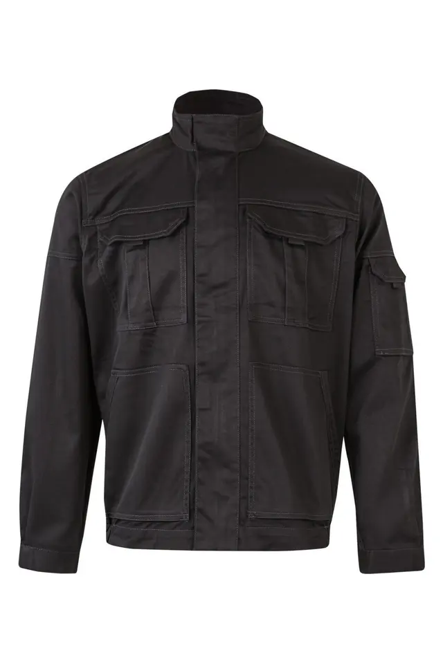 Cazadora stretch multibolsillos Velilla 106002S, negro