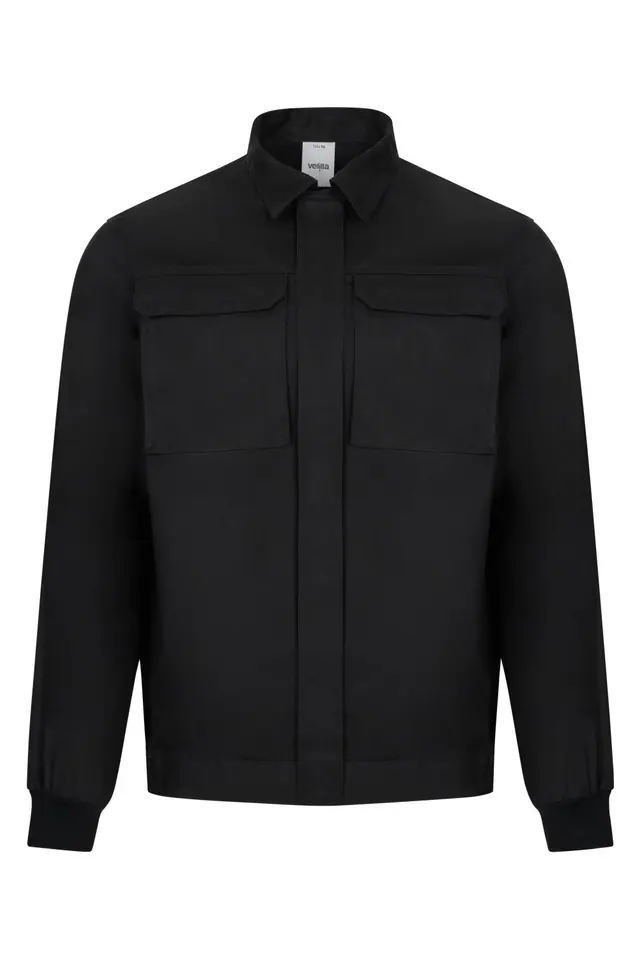 Cazadora 100 % algodón 240 g Velilla 106003, negro