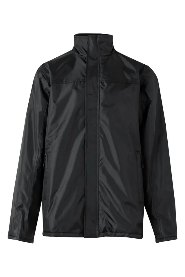 Parka acolchada impermeable con capucha Velilla 206003, negro