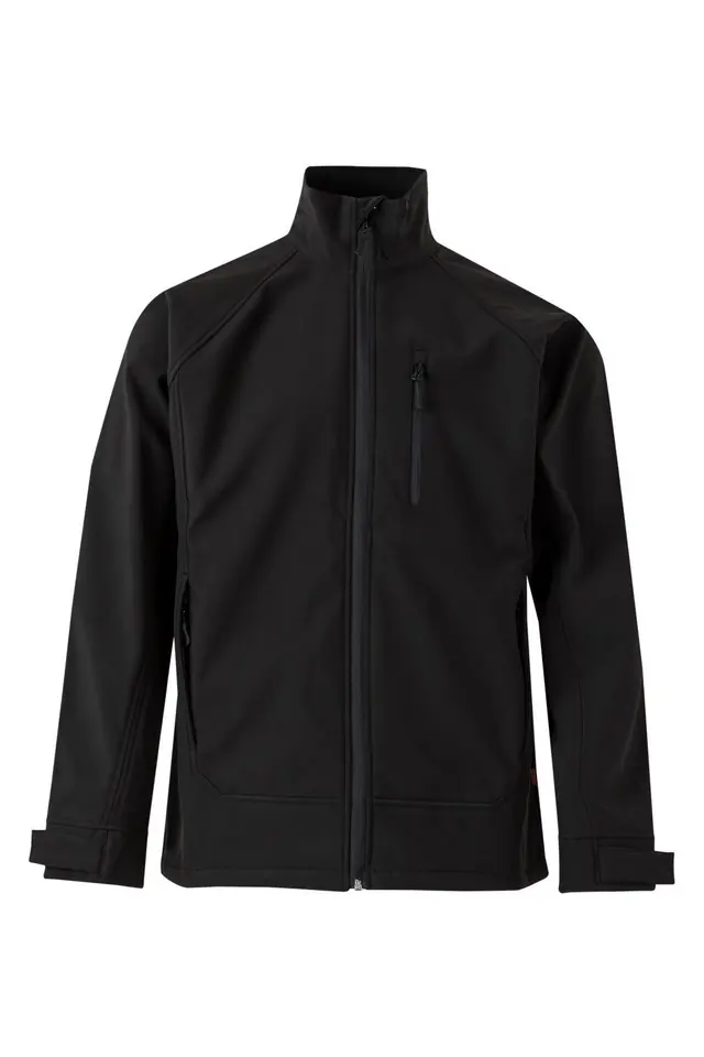 Cazadora soft shell triple capa Velilla 206005, negro