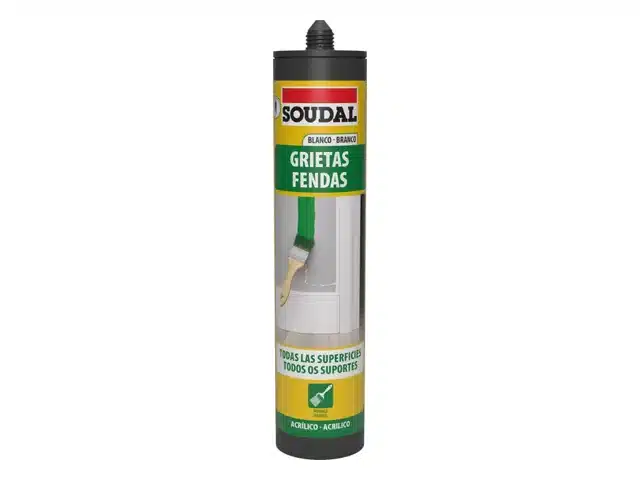 Grietas · acrílica pintable Soudal 290 ml
