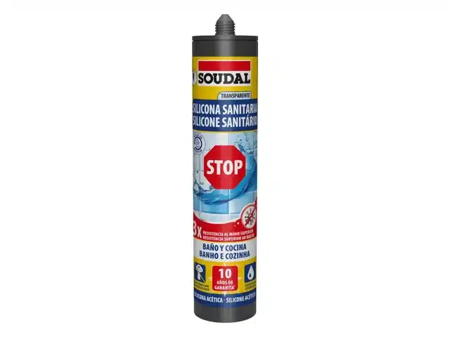 Sanitaria STOP · acética antimoho Soudal 290 ml