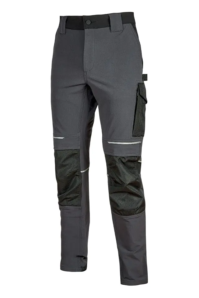 Pantalón stretch multibolsillos Atom U-Power WPE145, gris oscuro
