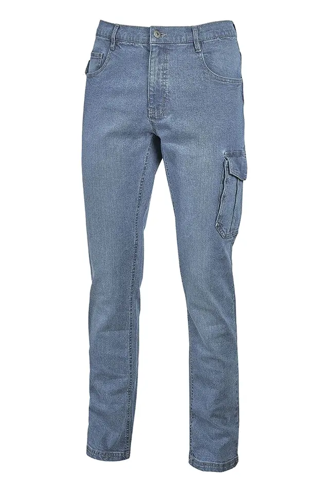 Pantalón vaquero stretch slim Jam U-Power WST150, vaquero claro